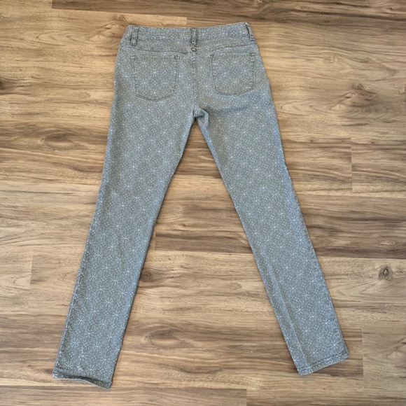 Women's Prana Print Gray low-rise Skinny Pants 8/29 - Picture 8 of 9